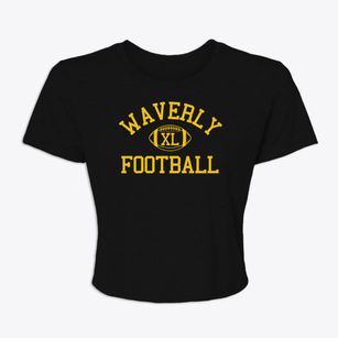 Waverly High School Classic Football Women's Crop Top