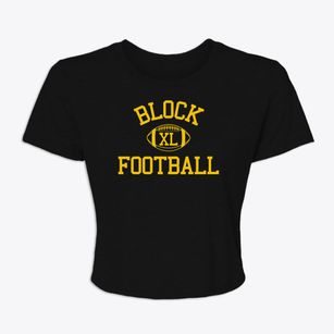 Block High School Classic Football Women's Crop Top