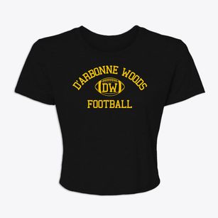 D'arbonne Woods Charter School Classic Football Women's Crop Top