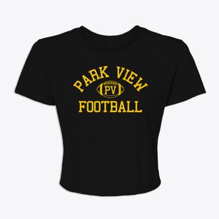 Park View Christian School Classic Football Women's Crop Top