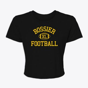 Bossier Life Skills Center Classic Football Women's Crop Top