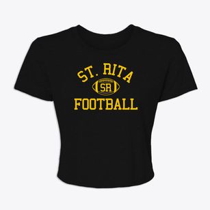 Saint Rita School Classic Football Women's Crop Top