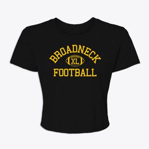 Broadneck High School Classic Football Women's Crop Top