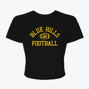 Blue Hills Regional Technical School Classic Football Women's Crop Top