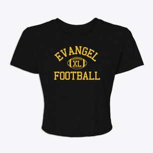 Evangel Christian School Classic Football Women's Crop Top
