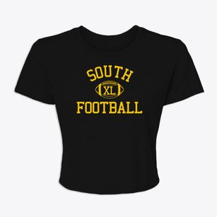 South Lawrence East School Classic Football Women's Crop Top