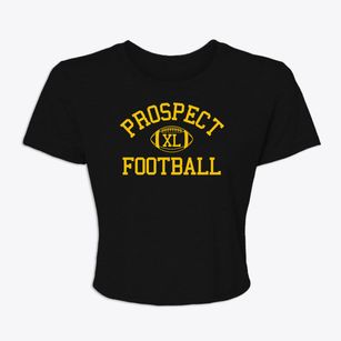 Prospect School Classic Football Women's Crop Top