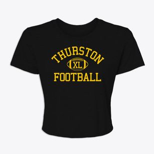 Thurston High School Classic Football Women's Crop Top