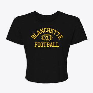 Blanchette Center For Education & Arts Classic Football Women's Crop Top
