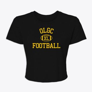 Our Lady Of Good Counsel School Classic Football Women's Crop Top