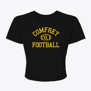 Comfrey Public School Classic Football Women's Crop Top