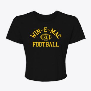 Win-e-mac School Classic Football Women's Crop Top