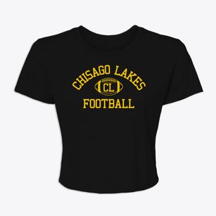 Chisago Lakes High School Classic Football Women's Crop Top