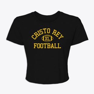 Cristo Rey Kansas City Classic Football Women's Crop Top