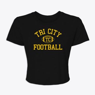 Tri City Christian High School Classic Football Women's Crop Top