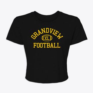 Grandview High School Classic Football Women's Crop Top