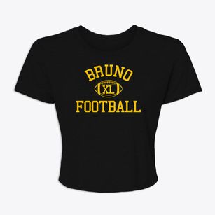 Bruno Public School Classic Football Women's Crop Top