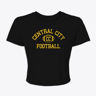 Central City High School Classic Football Women's Crop Top
