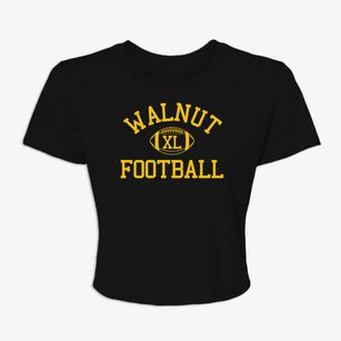 Walnut School Classic Football Women's Crop Top