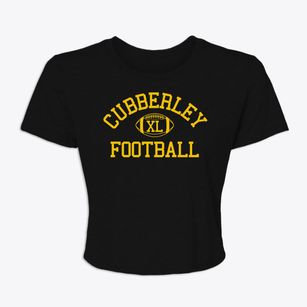 Cubberley High School Classic Football Women's Crop Top
