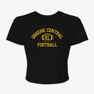 Greene Central Primary Building Classic Football Women's Crop Top