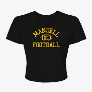 The Mandell Preschool Classic Football Women's Crop Top