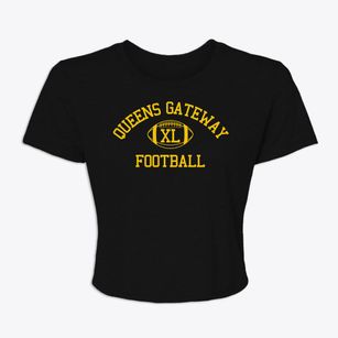 Queens Gateway Health Science School Classic Football Women's Crop Top