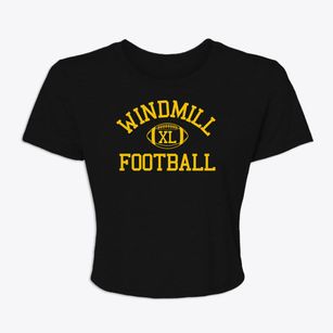 Windmill Montessori School Classic Football Women's Crop Top