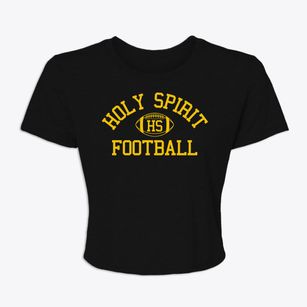 Holy Spirit School Classic Football Women's Crop Top