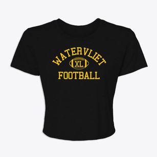 Watervliet High School Classic Football Women's Crop Top