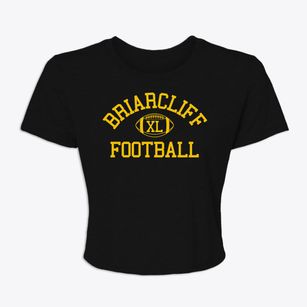 Briarcliff High School Classic Football Women's Crop Top