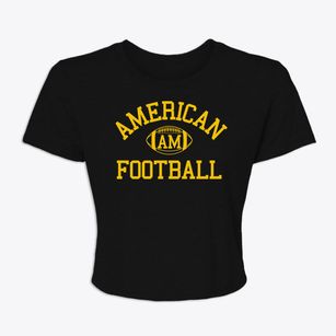 American Martyrs School Classic Football Women's Crop Top