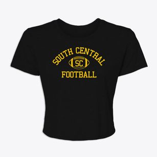 South Central High School Classic Football Women's Crop Top