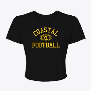 Coastal Christian High School Classic Football Women's Crop Top