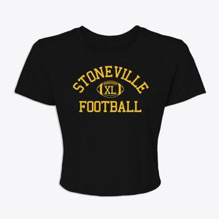 Stoneville High School Classic Football Women's Crop Top