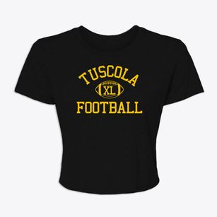 Tuscola High School Classic Football Women's Crop Top
