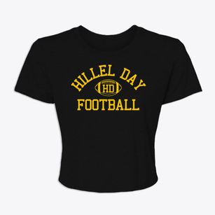 Hillel Day School Classic Football Women's Crop Top