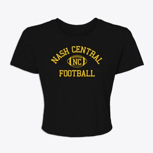 Nash Central High School Classic Football Women's Crop Top