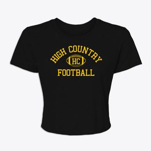 High Country Christian School Classic Football Women's Crop Top