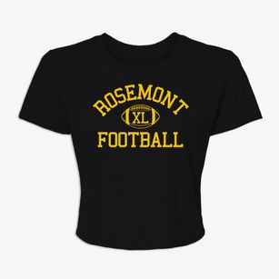 Rosemont Baptist School Classic Football Women's Crop Top