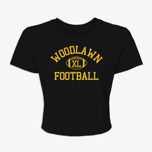 Woodlawn High School Classic Football Women's Crop Top