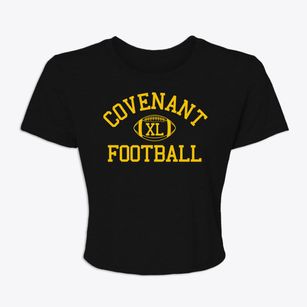 Covenant Christian Day School Classic Football Women's Crop Top