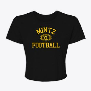 Mintz Christian Academy Classic Football Women's Crop Top