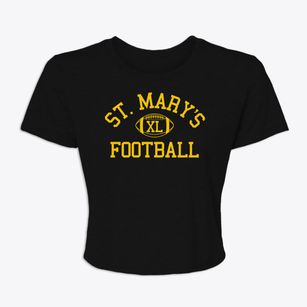 Saint Mary's Catholic School Classic Football Women's Crop Top