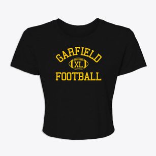 Garfield Community Center Classic Football Women's Crop Top