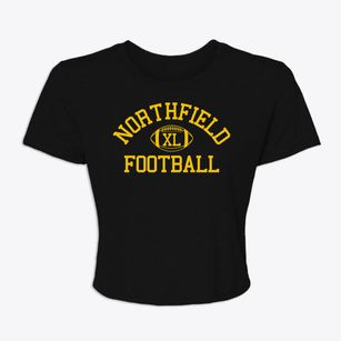 Northfield Baptist Christian School Classic Football Women's Crop Top