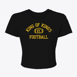 King Of King's Lutheran School Classic Football Women's Crop Top
