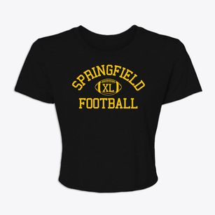 Springfield High School Classic Football Women's Crop Top