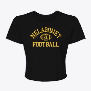 Nelagoney High School Classic Football Women's Crop Top