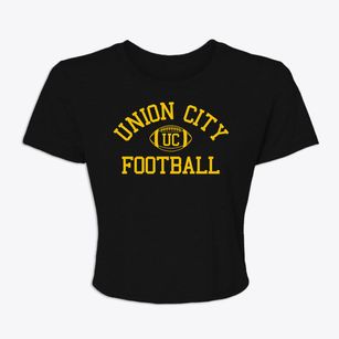 Union City High School Classic Football Women's Crop Top